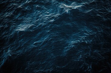 Wall Mural - Dark, choppy ocean waves
