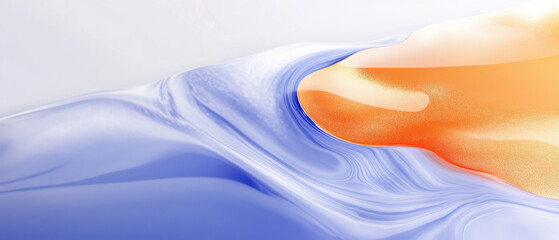 Abstract Fluid Dynamics in Blue and Orange