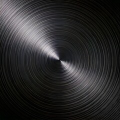 Poster - Abstract metallic tunnel with swirling light and intricate patterns