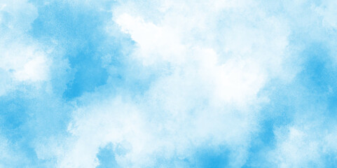 Poster - abstract watercolor landscape with soft gradients and ethereal textures, high-definition design with