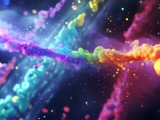 abstract background with stars