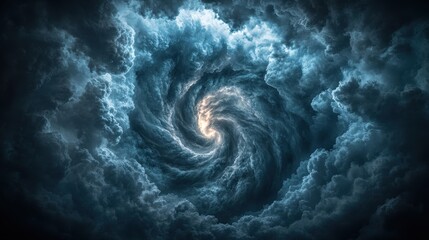 swirling dark clouds