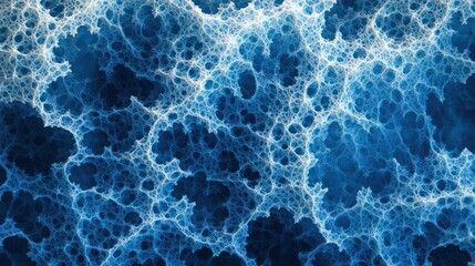Abstract blue network pattern background