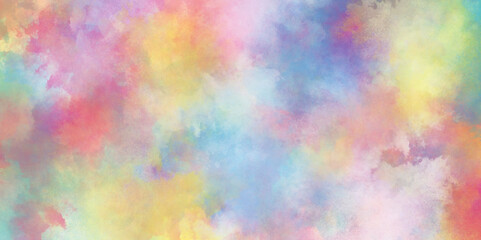 Wall Mural - abstract colorful watercolor background with sparkling, invitation card template suitable for weddin