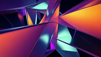Poster - Holographic projection displays captivating abstract digital details in vibrant colors, showcasing a mesmerizing interplay of light and form in a futuristic environment