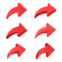 Poster - right arrow icon symbol 3d rendering
