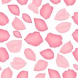 © Teeranan - Pink Cherry Blossom Petals Seamless Pattern