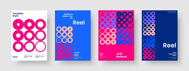 Wall Mural - modern flyer template. abstract business presentation layout. creative poster design. brochure. book