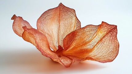 Poster - Intricate Dried Flower Petal with Crispy Texture and Veins