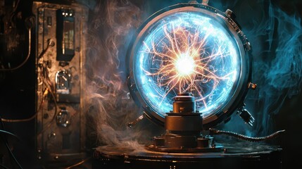 Poster - High Energy Quantum Time Machine with Electrical Sparks and Glow