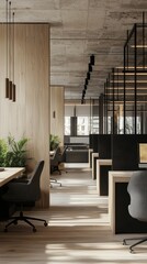 Poster - Contemporary Modern Office Space with Creative Design Elements