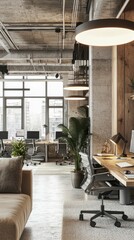 Poster - Modern Creative Office Space with Contemporary Design Elements