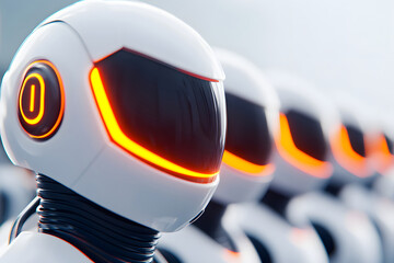 Poster - Network robot artificial intelligence future technology digital intelligence illustration