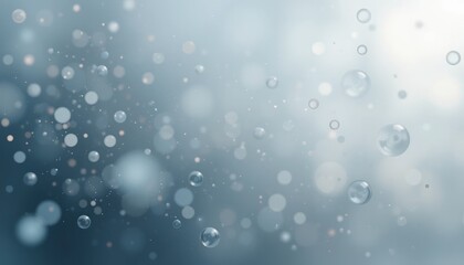 Poster - Captivating water droplets falling abstract background digital art ethereal atmosphere close-up perspective fluid dynamics and motion
