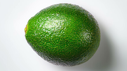 Poster - Fresh lush green avocado top view for culinary and health inspiration
