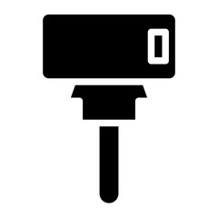 Poster - Blog Internet Media Glyph Icon