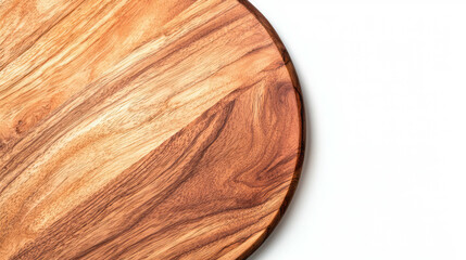 Poster - Realistic round acacia wood texture for design or print use