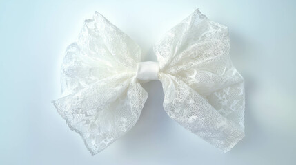 Poster - Elegant lace ribbon bow for wedding or gift decoration