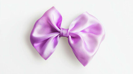 Aufkleber - Elegant purple grosgrain ribbon tie perfect for gift wrapping and craft décor
