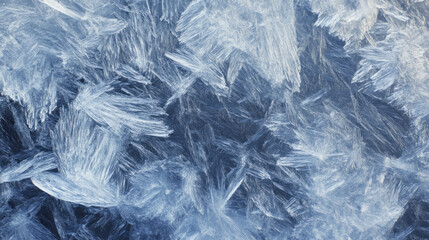 Poster - Ethereal texture of cosmic ice crystals and space dust for creative design