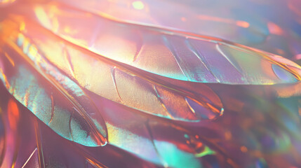 Poster - Iridescent beetle wing texture and resin design for nature-inspired art