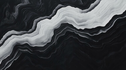 Poster - Captivating layers of sedimentary rock formations with striking textures for geological study and design