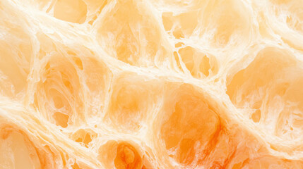 Poster - Exquisite croissant texture showcasing flaky layers for culinary design
