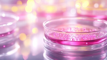 Aufkleber - A clear glass filled with a transparent liquid, perfect for use in illustrations about drinks, beverages or scientific concepts