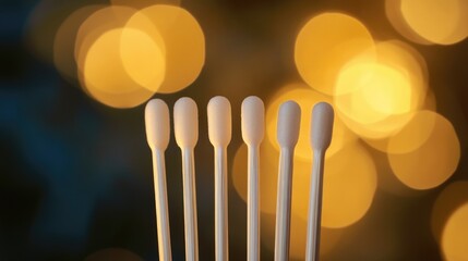 Poster - Collection of toothbrushes sitting on a table, perfect for dental or oral hygiene related content