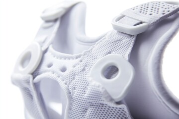 Poster - A close-up shot of a pair of white shoes