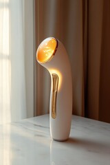 Poster - A close-up shot of a light source on a table