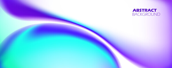 Poster - Vibrant colored liquid shapes. Futuristic abstract background. Bright fluid colors. Blurred color gradients for creative graphic design. Vector illustration.