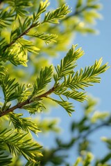Poster - A detailed view of a tree's branch with intricate details and textures
