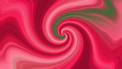 Poster - A lively abstract backdrop showcasing a dynamic blend of pink, red, and green shades, characterized by a smooth, marble-inspired texture
