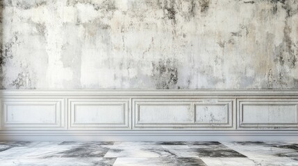 Poster - Elegant vintage interior with textured walls and flooring