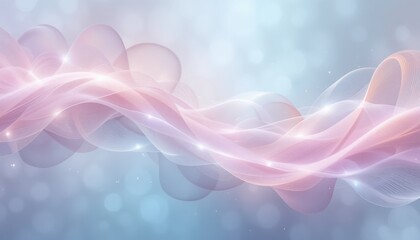 Poster - Flowing abstract background design digital art soft colors creative space artistic viewpoint visual inspiration