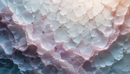 Poster - Delicate floral patterns nature abstract image soft color palette close-up view aesthetic textures for visual inspiration