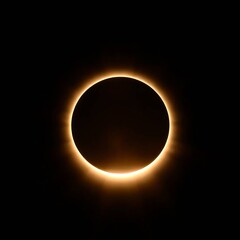 Wall Mural - generative ai solar eclipse diamond ring effect darkness solar eclipse eclipse sun moon corona astro