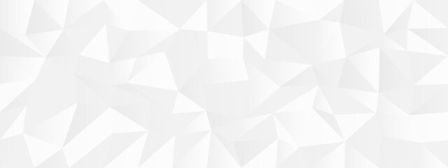 Poster - Abstract geometric pattern with subtle grey triangles.