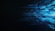 © taweesak - Dark blue abstract digital background displaying streams of binary code for technology and cybersecurity themes