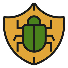 Poster - antivirus vector icon