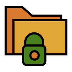 Poster - secure data vector icon