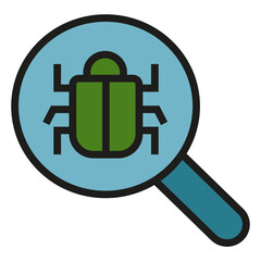 Poster - security scan vector icon