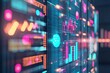 © taweesak - Colorful data display on computer screen visualizing key metrics and trends for enhanced business decision making