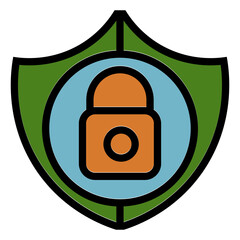 Poster - safe guard vector icon