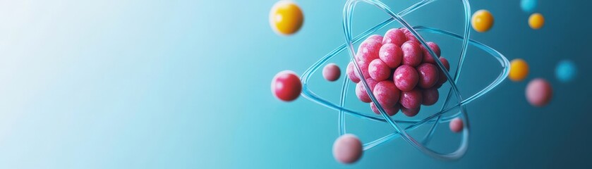 Poster - Detailed illustration of a cell with another cell inside depicting the complex structure of biological systems