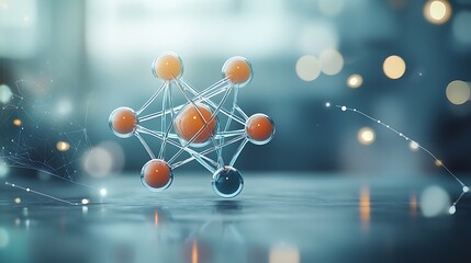 Poster - Abstract molecular structure