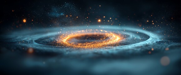 Aufkleber - Abstract space galaxy swirling