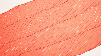 Wall Mural - Abstract Red Feather Pattern