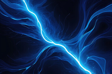 Poster - A vibrant electric blue background to make a bold statement